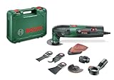 Bosch Home and Garden Bosch Multifunktionswerkzeug PMF 220 CE Set (220 Watt, im Koffer), Grün